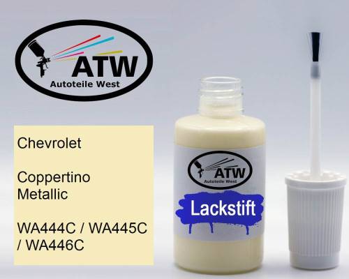 Chevrolet, Coppertino Metallic, WA444C / WA445C / WA446C: 20ml Lackstift, von ATW Autoteile West.